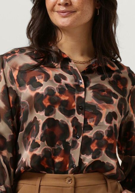 Mehrfarbige/Bunte SUMMUM Blusen BLOUSE ANIMAL VISCOSE - large