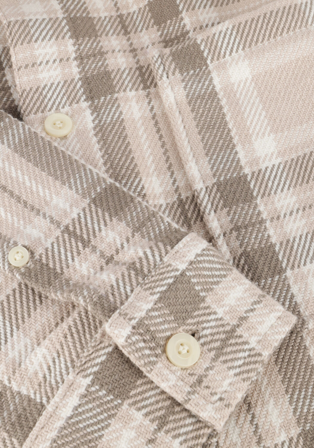 Beige PURE PATH Overshirt REGULAR FIT LONGSLEEVE SHIRTS - large