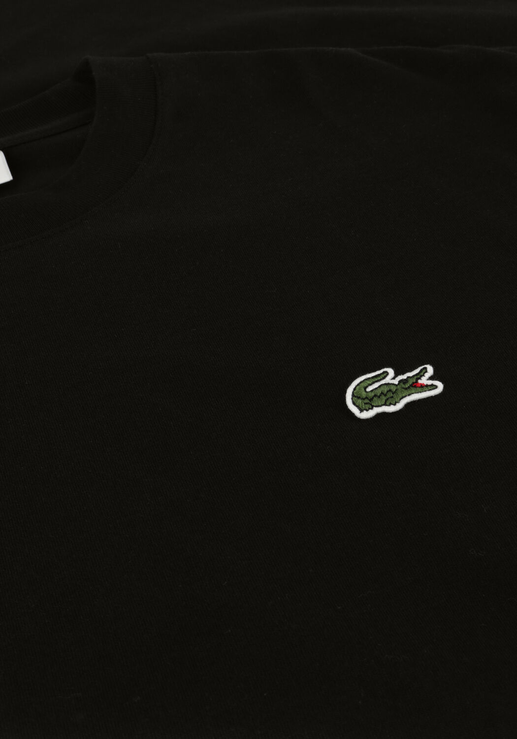 Schwarze LACOSTE T-shirt COTTON T-SHIRT - large