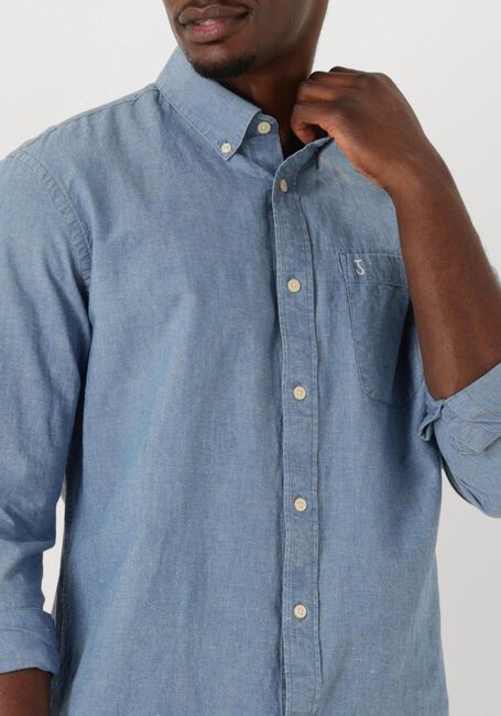 Blaue BUTCHER OF BLUE Casual-Oberhemd AIDAN CHAMBRAY SHIRT - large