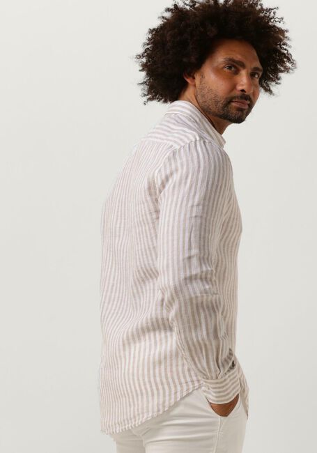 Beige TOMMY HILFIGER Casual-Oberhemd DC BOLD LINEN STRIPE SHIRT - large