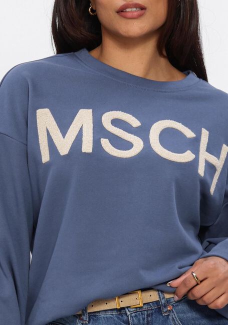 Blaue MSCH COPENHAGEN Sweatshirt MSCHMELA BRIENA MSCH SWEATSHIRT - large