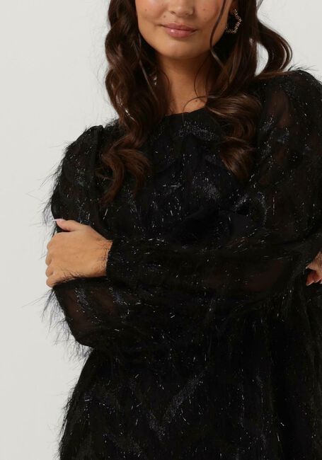 Schwarze SUMMUM Minikleid DRESS FLUFFY - large