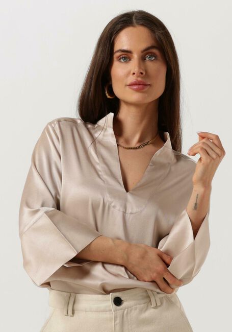 Beige DEA KUDIBAL Blusen LYSANNA - large