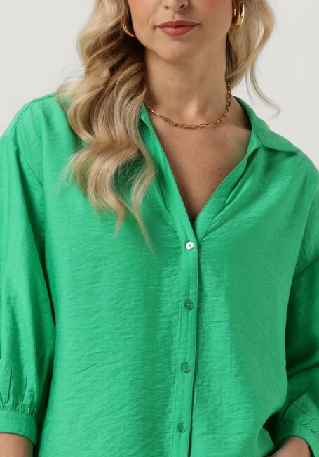 Grüne POM AMSTERDAM Blusen VIOLET LUSH GREEN BLOUSE - large