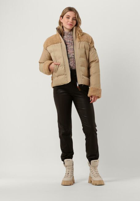 Camelfarbene MOSCOW Wattierte Jack PORGUNNU - large