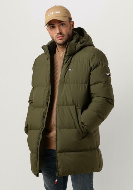 Grüne TOMMY JEANS Parkas TJM ESSENTIAL DOWN PARKA - large
