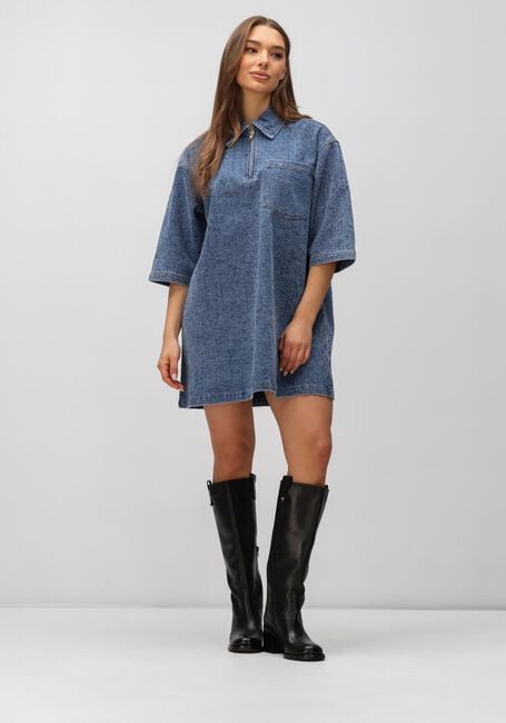 Blaue OBJECT Minikleid OBJFRIDA 3/4 SLEEVE LO DRESS - large