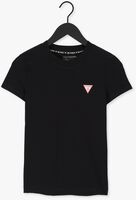 Schwarze GUESS T-shirt MINI TRIANGLE CN
