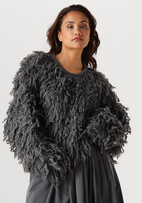 Dunkelgrau EDITED Pullover BO ALPACA WOOL JUMPER (GRS) - large