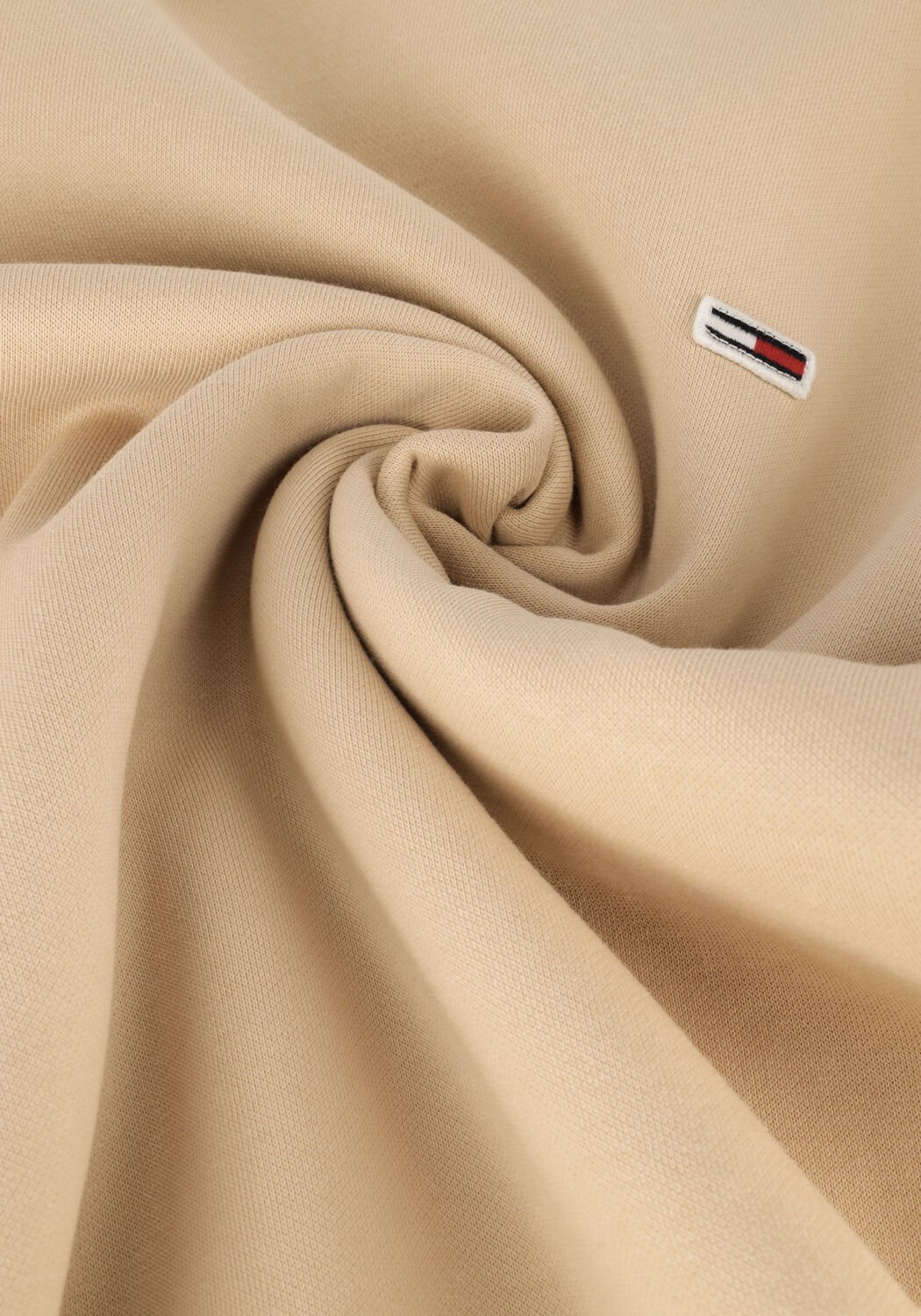 Camelfarbene TOMMY JEANS Sweatshirt TJM REGULAR FLEECE C NECK - large