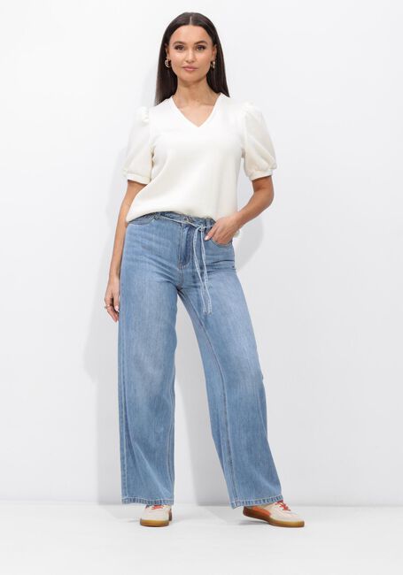 Nicht-gerade weiss OBJECT Top OBJANDREA S/S RE V-NECK TOP - large