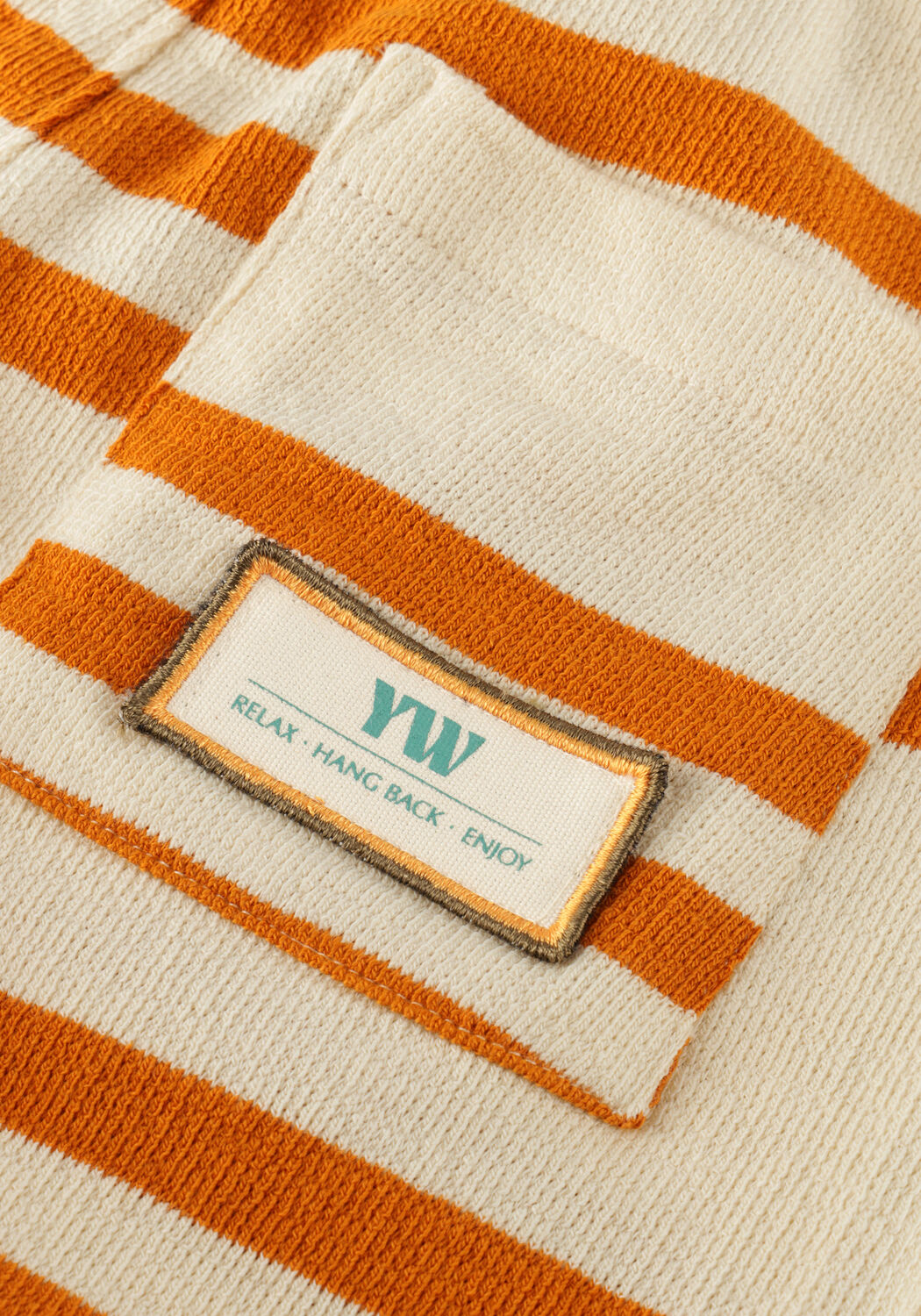 Beige YOUR WISHES Kurze Hose TRIAD STRIPE RELAXED SHORTS - large