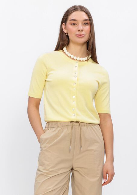 Gelbe MOVES Strickjacke POLLANA CARDIGAN 4635 - large