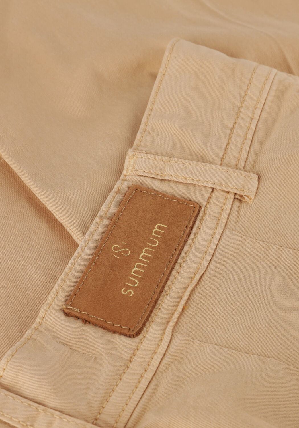 Braune SUMMUM Weite Hose PALAZZO PANTS BUTTER TENCEL TWILL - large