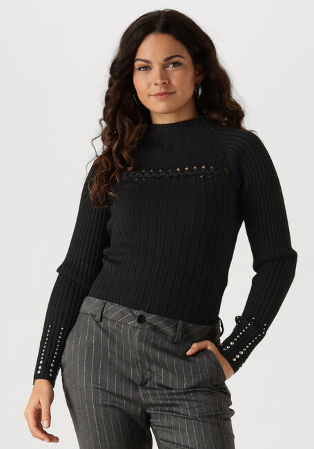 Schwarze LIU JO Top ECS MAGLIA CHIUSA S/M - large