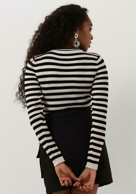 Schwarze OBJECT Tops & T-shirts OBJNICIA L/S O-NECK KNIT PULLOVER - large