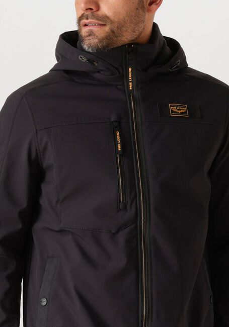 Schwarze PME LEGEND Jack SEMI LONG JACKET SUCCESSOR 3L SOFT SHELL - large
