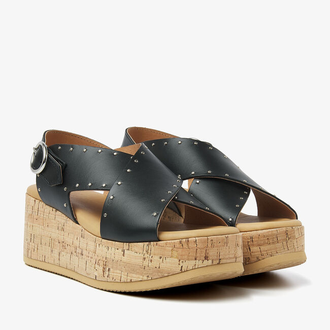 Schwarze VIA VAI Sandalen SISSEL ELAINE - large