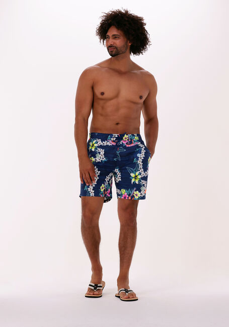 Blaue SCOTCH & SODA Badehosen RECYCLED POLYESTER PRINTED SWIMSHORT - large