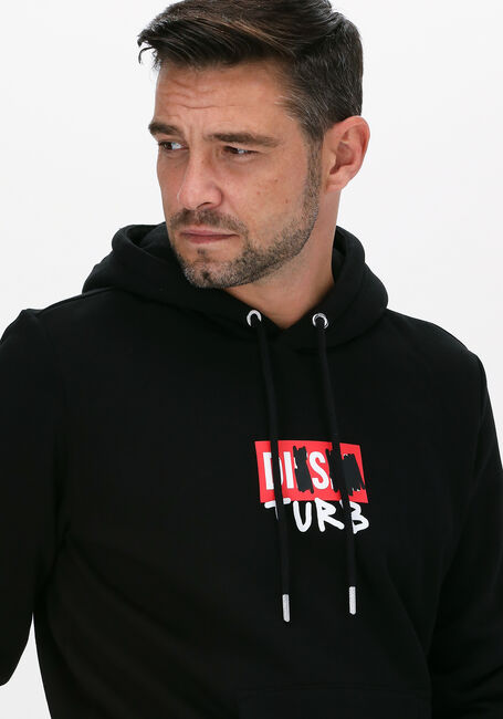 Schwarze DIESEL Sweatshirt S-GIRK-HOOD-B8 - large