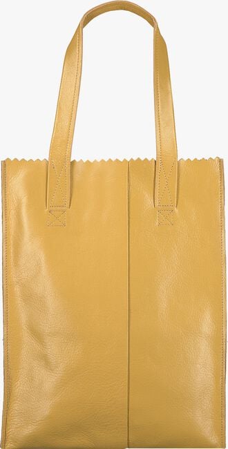 Gelbe MYOMY Handtasche MY PAPER BAG LONG HANDLE ZIP - large