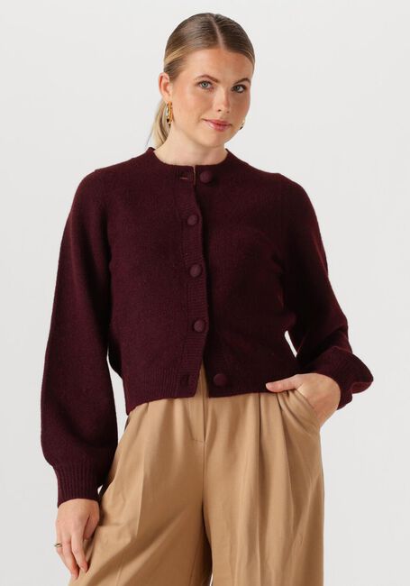 Bordeaux OMODA ATELIER Strickjacke OM-ROOTS - large