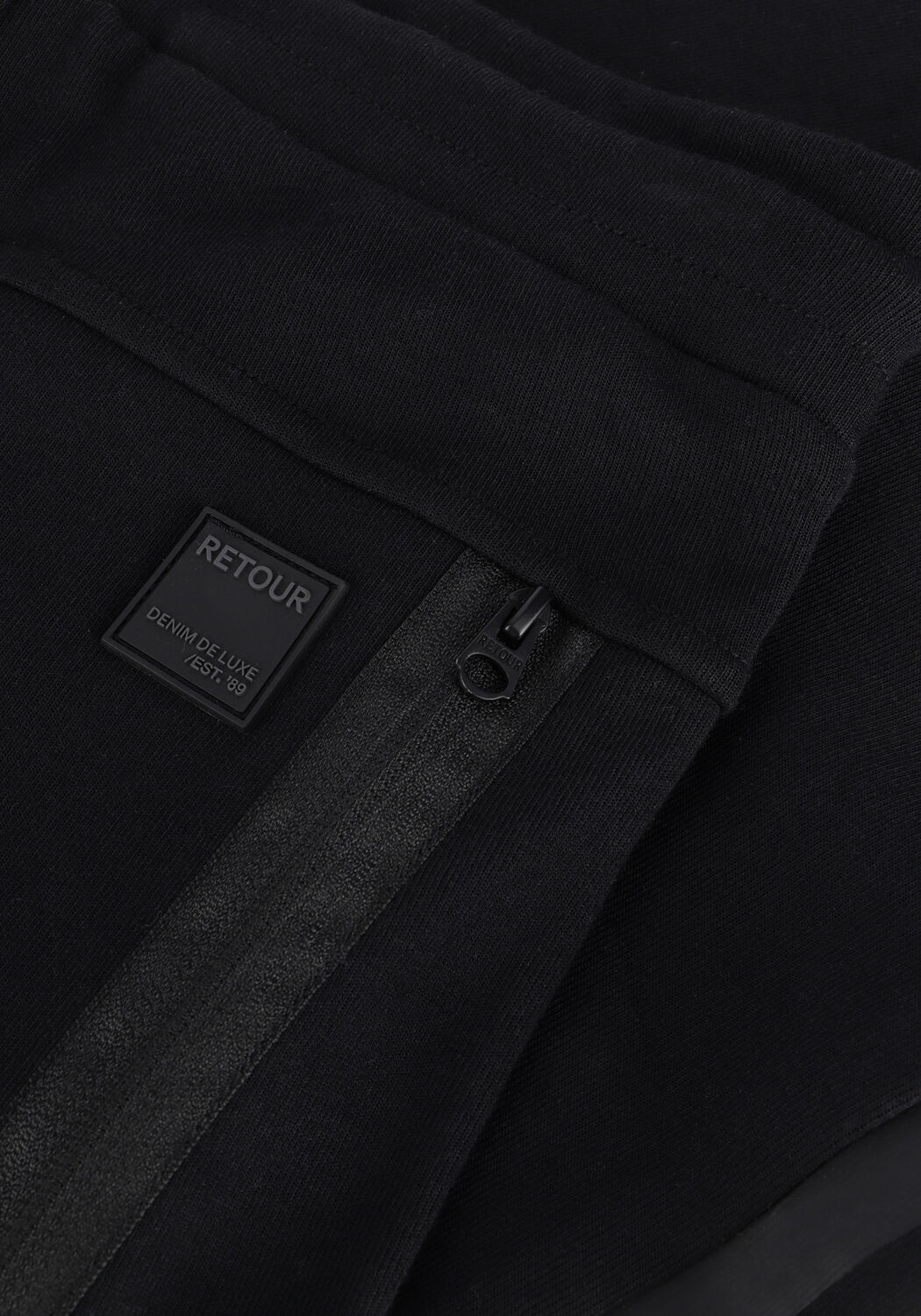 Schwarze RETOUR Jogginghose VALENTIJN - large