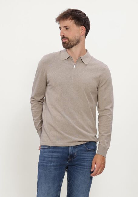 Beige PROFUOMO Pullover LUXURY BASIC - large