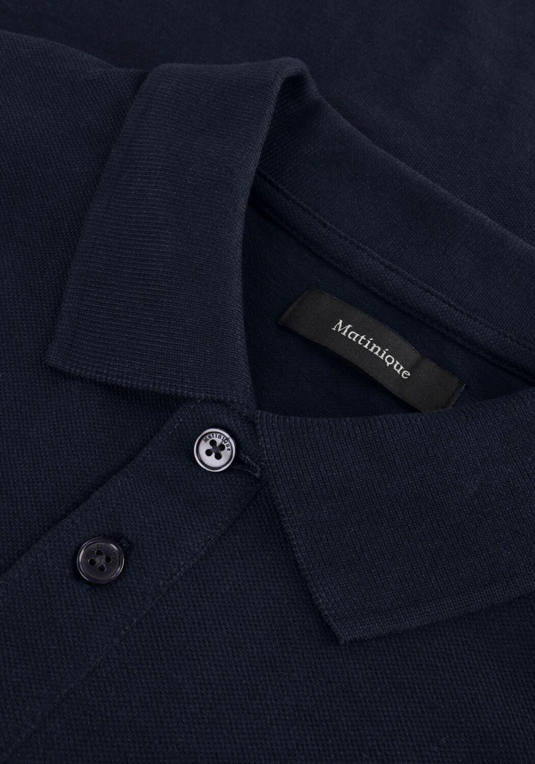 Dunkelblau MATINIQUE Polo-Shirt MAPOLEO MELANGE - large