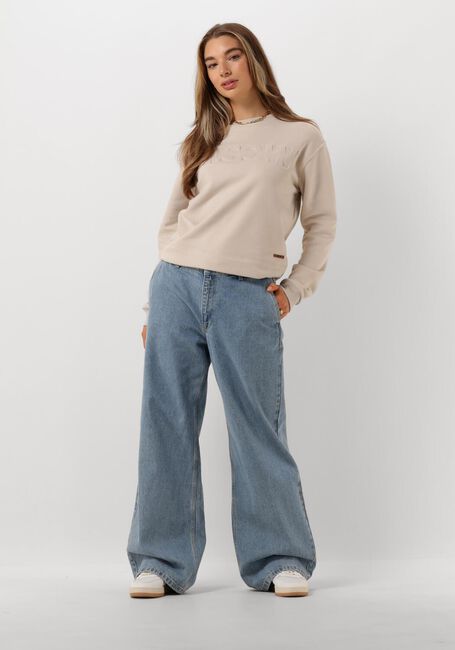 Beige MOSCOW Sweatshirt LOGO SWEATER - large