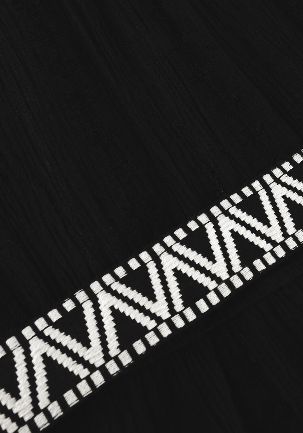 Schwarze INDIAN BLUE JEANS Minikleid LITTLE BLACK DRESS BOHO BELT - large