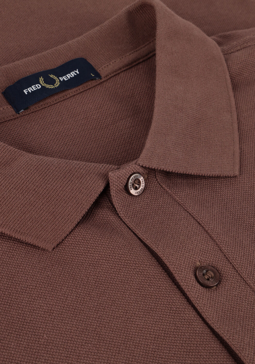 Rote FRED PERRY Polo-Shirt THE PLAIN FRED PERRY SHIRT - large