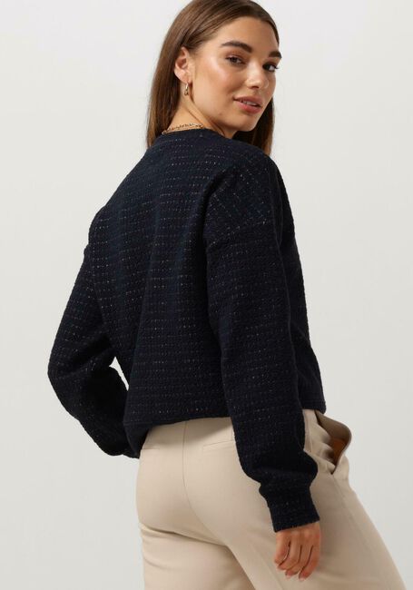 Dunkelblau VANILIA Pullover STRUCTURE SWEAT - large