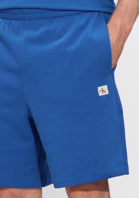 Blaue CALVIN KLEIN Kurze Hose EU 350TERRY BADGE SHORT - large