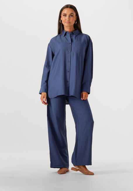 Blaue MSCH COPENHAGEN Blusen MSCHDISA SHIRT - large