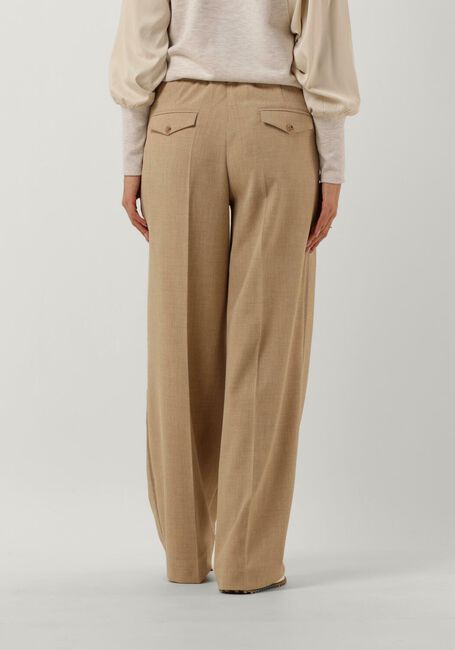 Sand SUMMUM Hose TROUSERS WIDE LEG MELANGE - large