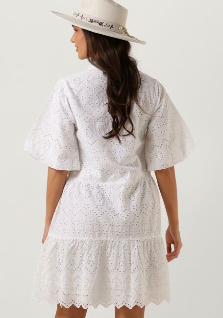 Weiße NOTRE-V Minikleid NV-DONNA DRESS BRODERIE ANGLAISE DRESS - large