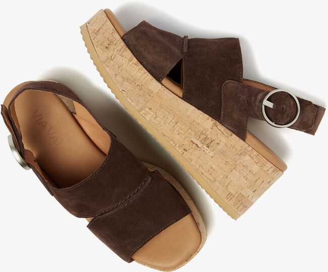 Braune VIA VAI Sandalen SISSEL RUBY - large