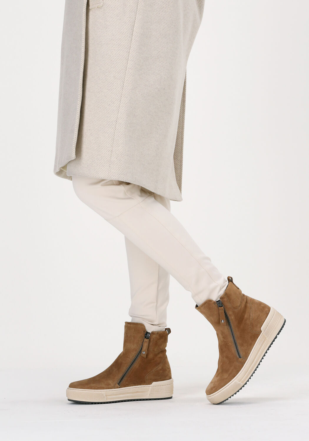 Cognacfarbene GABOR Sneaker High 562.1 - large