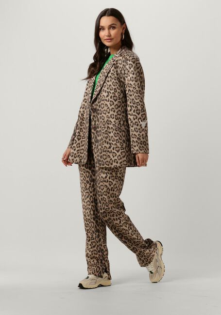Braune ALIX THE LABEL Blazer LADIES WOVEN ANIMAL SUIT BLAZER - large