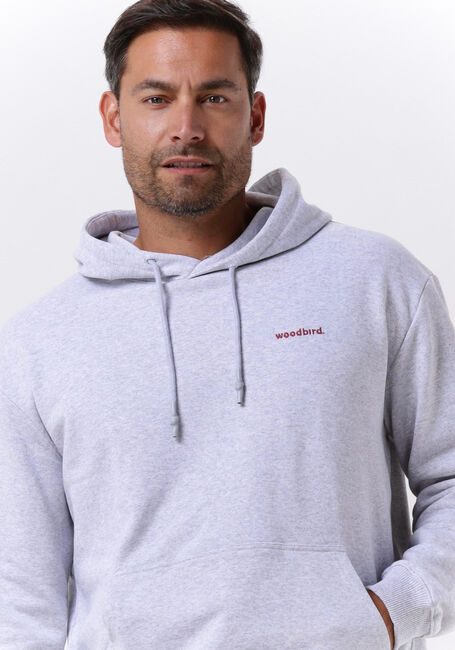 Graue WOODBIRD Sweatshirt PACS SPORTS HOODIE - large