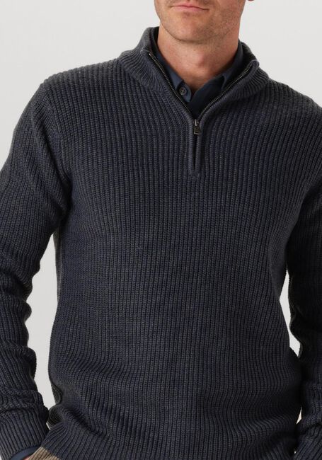 Dunkelblau DSTREZZED Pullover SKIPPER RIBKNIT - large