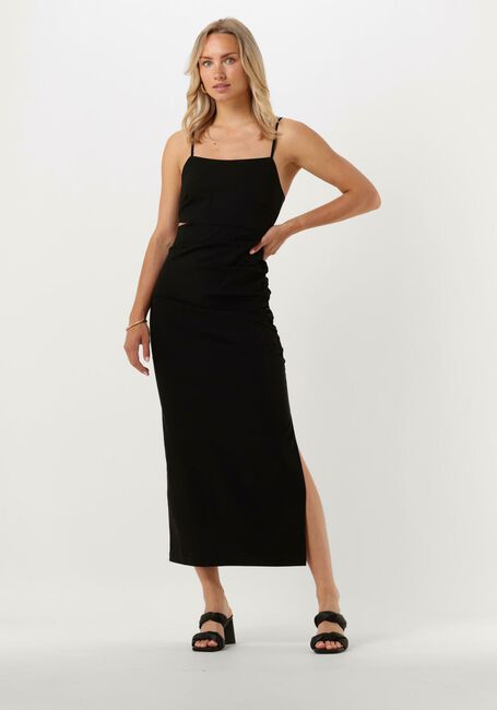 Schwarze GESTUZ Midikleid BLINAGZ DRESS - large