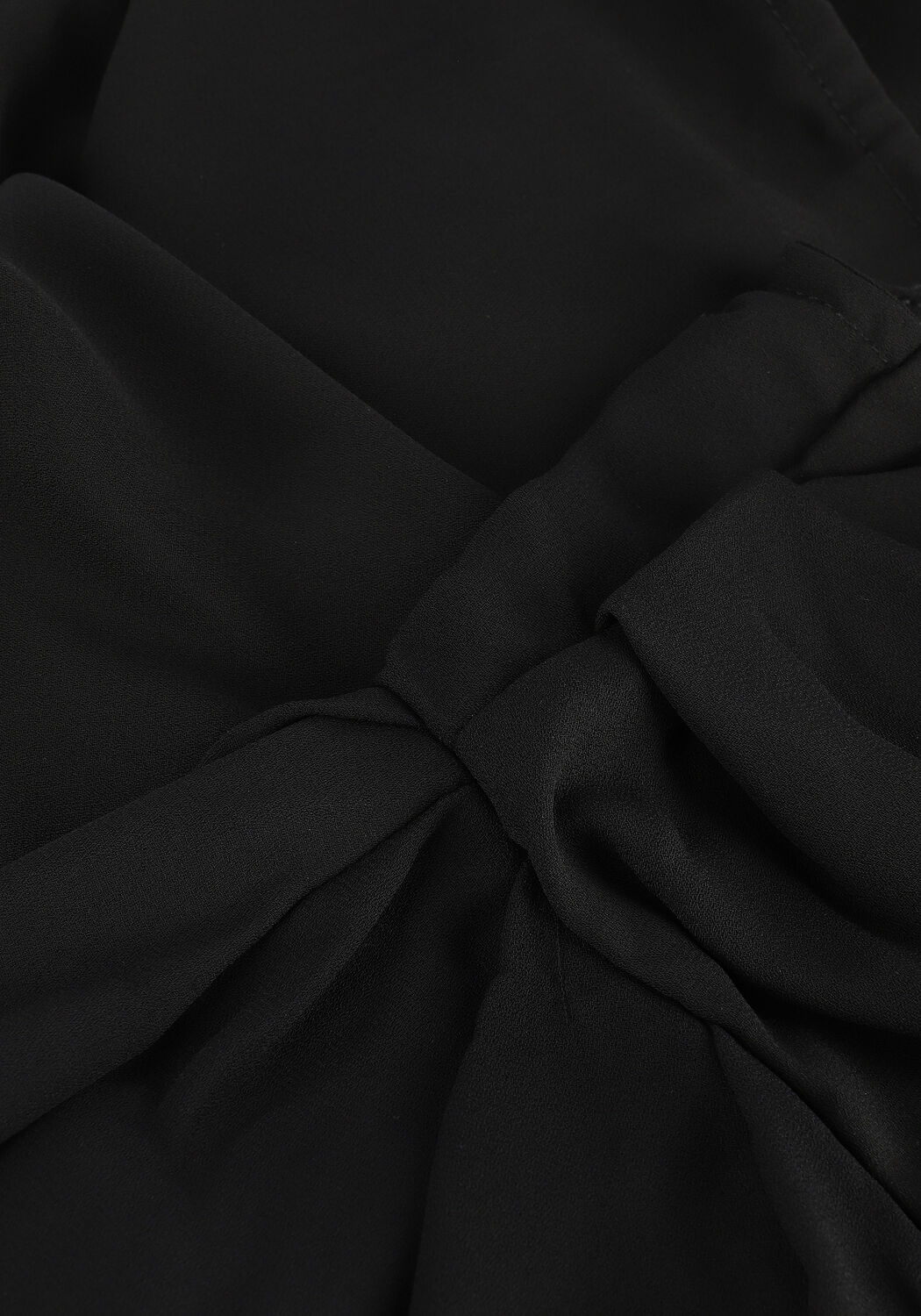 Schwarze 10DAYS Blusen OVERLAP DRAPED BLOUSE - large