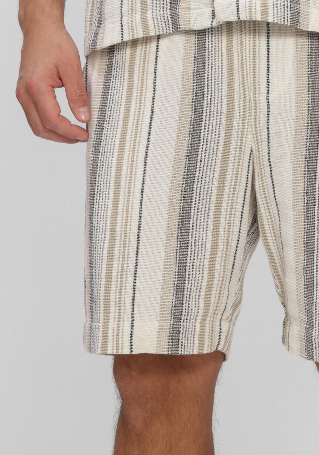 Beige SELECTED MEN Hosen SLHREGCAL SHORTS - large