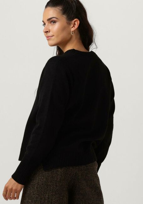 Schwarze CO'COUTURE Pullover MERO O KNIT - large