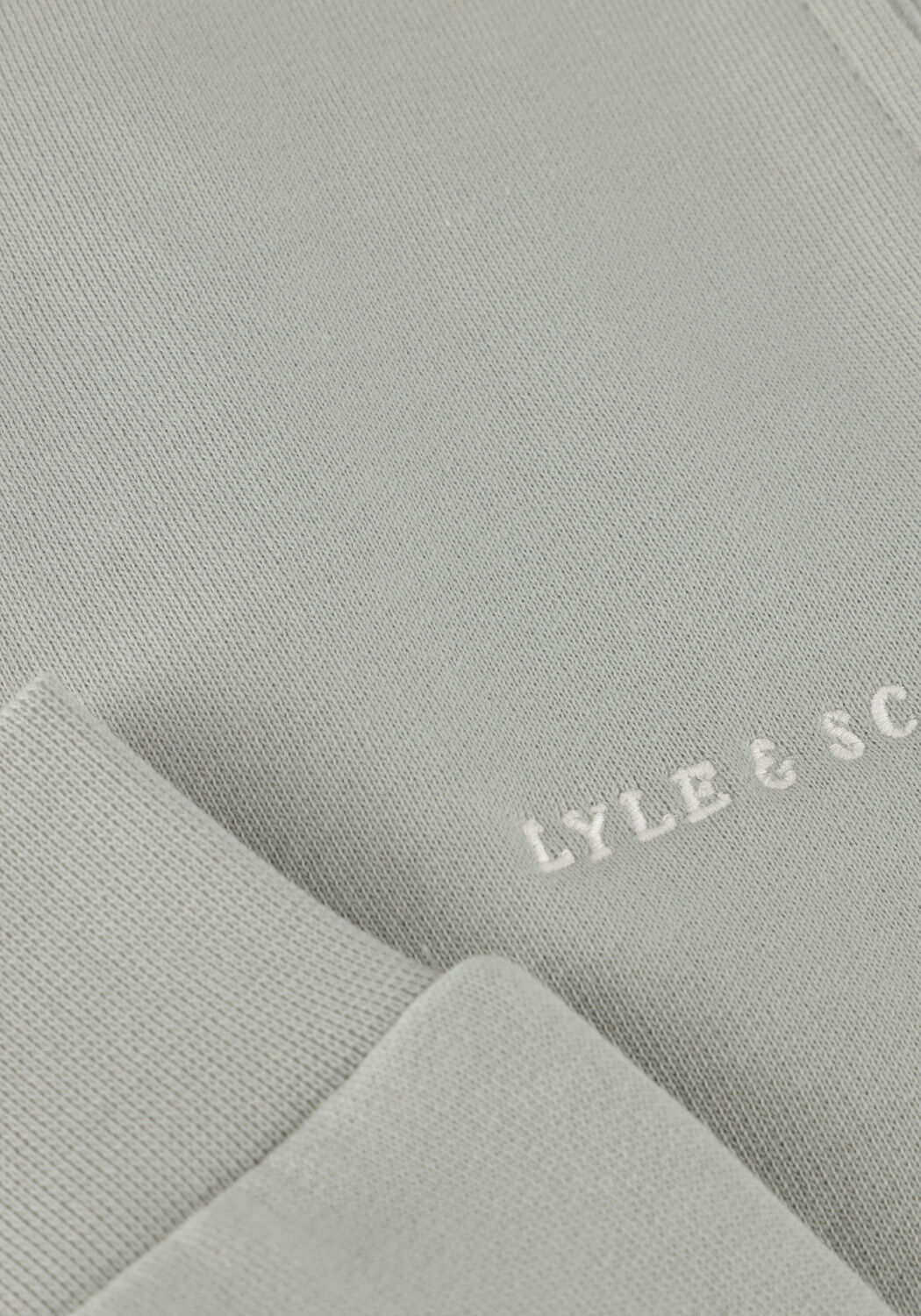 Graue LYLE & SCOTT Jogginghose CRIPT EMBROIDERED SWEATPANT - large