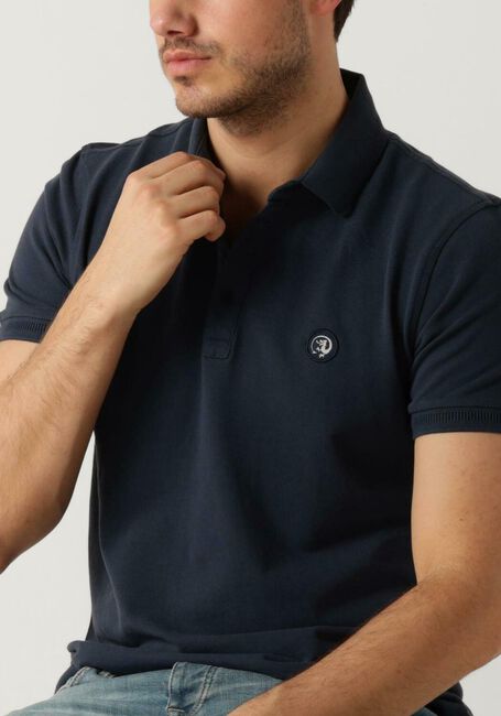 Dunkelblau CAST IRON Polo-Shirt SHORT SLEEVE POLO ORGANIX COTTON PIQUE ESSENTIAL - large