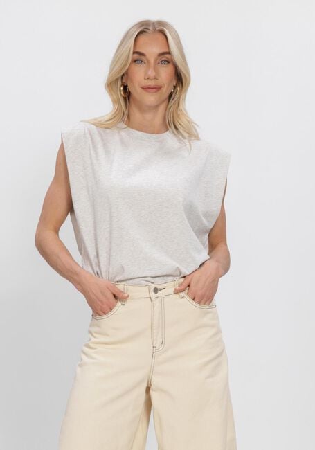 Graue CATWALK JUNKIE Tops & T-shirts FOLDED SHOULDER SINGLET - large